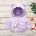 thumbnail image 5 of Chaqueta con capucha y estampado de libélulas de dibujos animados para niños pequeños, bebés, niños y niñas, 5 of 5