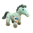thumbnail image 2 of Plush Horse Stuffed Animal - 8 Inch Short Plush Toy In Mint Green, Soft Huggable Design With Decorative Patterns, For Teens Teenagers S, Perfect For Bedroom Decor, Playtime,, 2 of 6