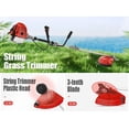 thumbnail image 4 of Floseru 2-in-1 Gas Weed Eater, 52cc 2-Stroke Weed Wacker Gas Powe, Air-Cooling Grass Trimmer/String Trimmer, Brush Cutter for Lawn Care, 4 of 9