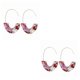 thumbnail image 4 of Pendientes Sonducket 1 Par De Pendientes En Forma De U Con Estampado De Leopardo, 4 of 6