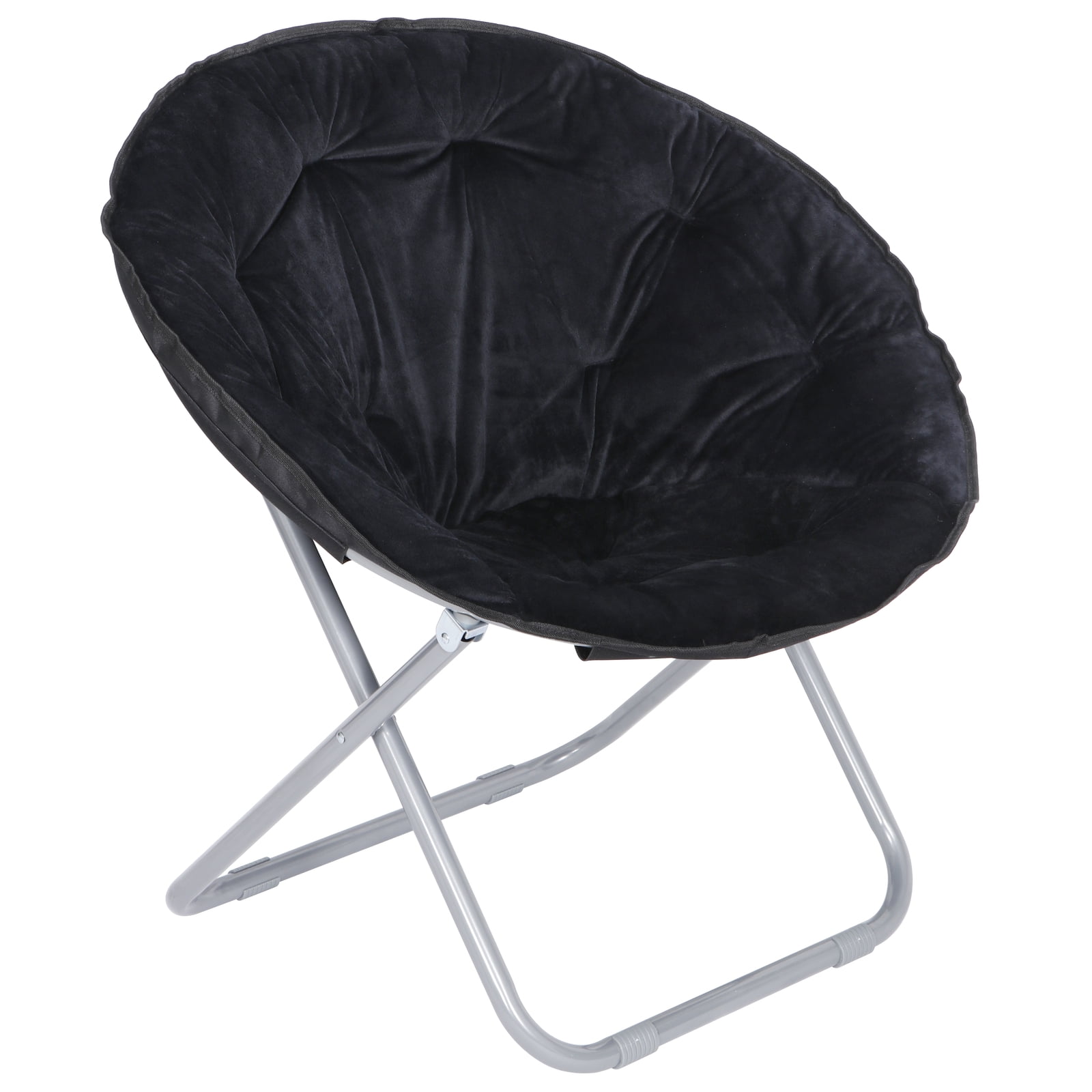 Zenithen Foldable Bungee Chair - Air Mesh Lounge Chair For Dorm, Bedroom, Or Gaming (Blue/Grey)