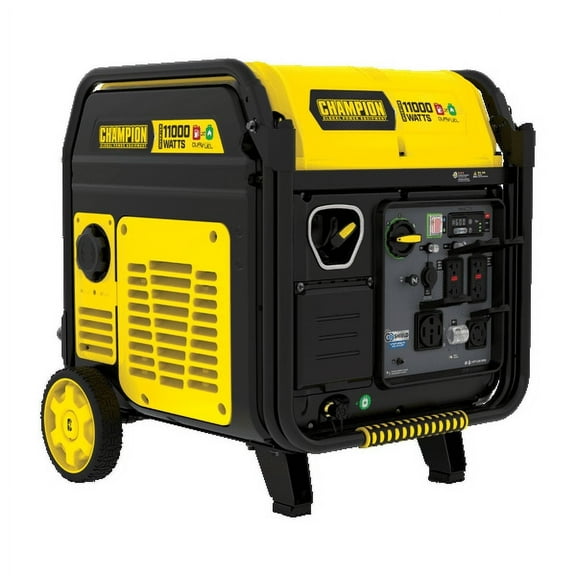Champion Power Equipment 11,000-Watt Electric Start Dual Fuel Home Backup Portable Inverter Generator with Quiet Technology and CO Shield®