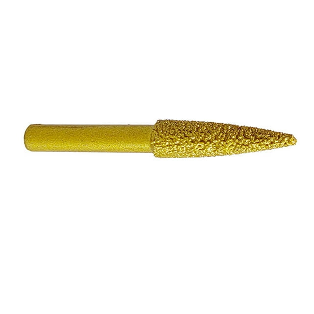 Broca de diamante para amolar, 60 mm de largo, vástago de 6 mm, cabezal de amolado universal 8mm