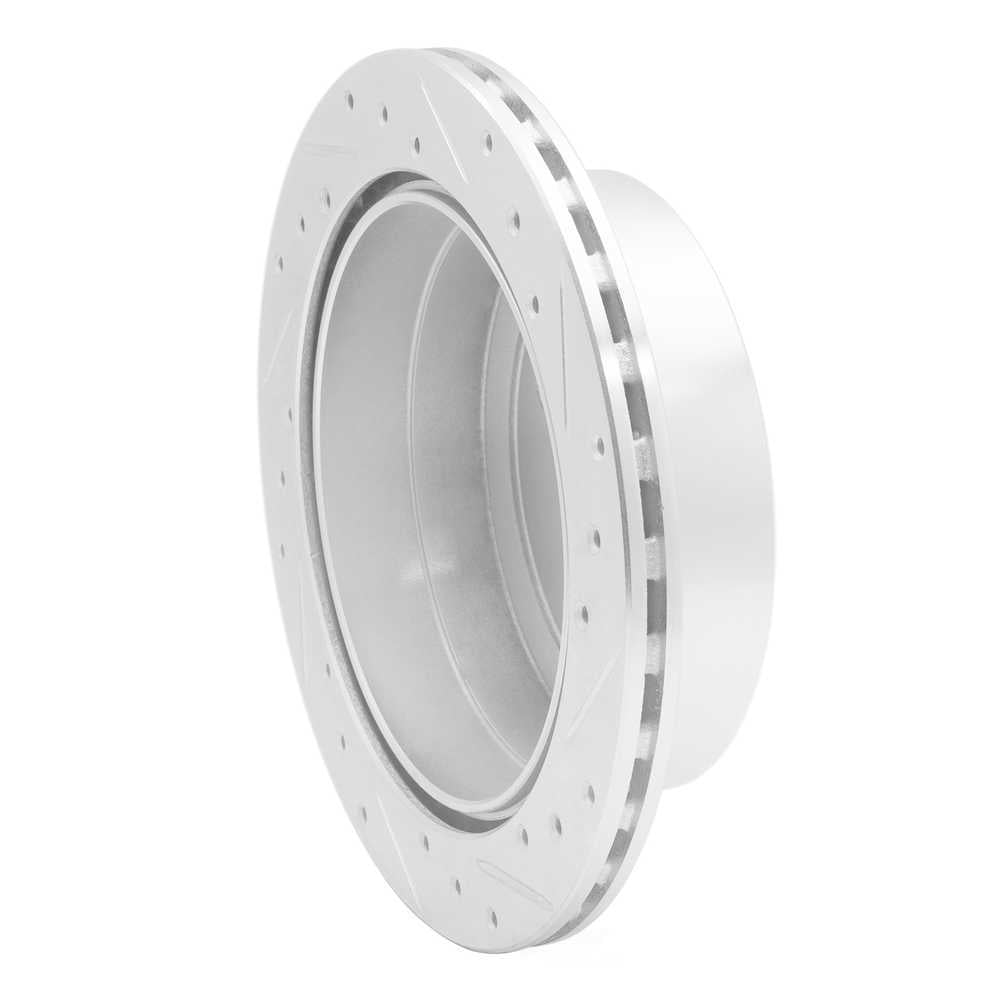 Dynamic Friction Company 631-52017L DFC Brake Rotor - Drilled And Slotted - Silver