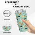 thumbnail image 5 of Cute Dog Puppy Stainless Steel Thermal Insulated Vacuum Tumbler with Lid 20 Oz, Paw Travel Mug Gift for Dog Lover, Holiday Birthday Christmas Gift for Dad Mom Friend Sister Bestie, 5 of 6