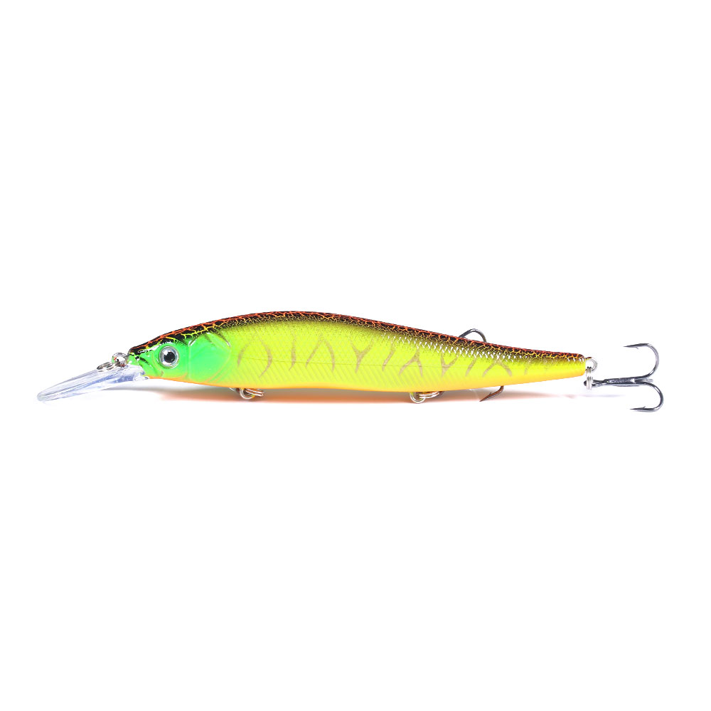 HENGJIA Fishing Lures Large Hard Bait Minnow VIB Lure with Treble Hook Life-Like Swimbait Fishing Bait Popper Crankbait Sinking Lure for Trout Bass Walleye Redfish