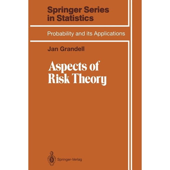 Springer Statistics Aspects of Risk Theory, (Paperback)