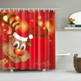 thumbnail image 1 of Coxeer Rideau de Douche de Noël Coloré Imperméable Rideau de Salle de Bain Rideau de Bain Tissu, 1 of 2