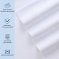 thumbnail image 2 of Fundas de almohada Arkwright Bulk Microfiber Queen, paquete de 12, color blanco, 2 of 6