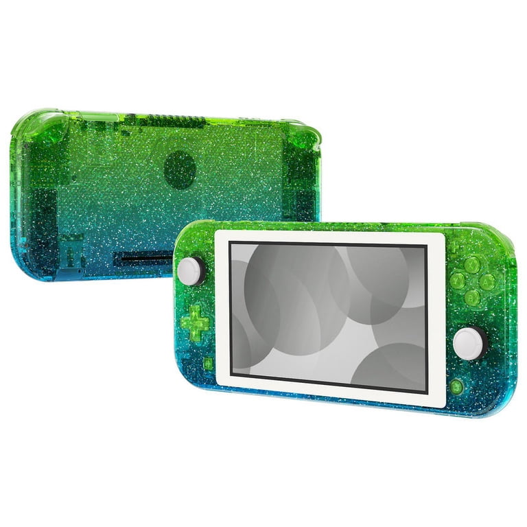 eXtremeRate Glitter Gradient Translucent Green Blue DIY