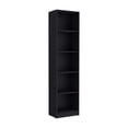 thumbnail image 5 of HomeRoots 546337 71 in. Five Tier Bookcase, Black, 5 of 10