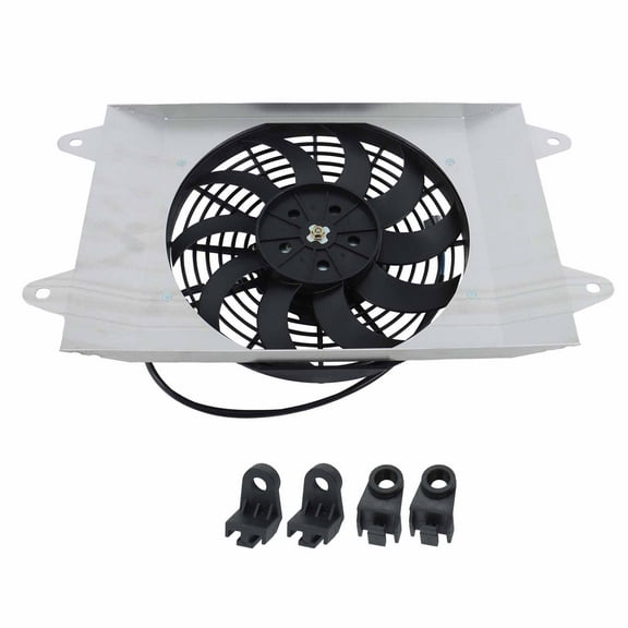 LABLT 12V Radiator Cooling Fan Motor for Yamaha Viking 700 Viking VI YXM700