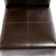 thumbnail image 5 of Noble House Roland Indoor Chocolate Brown Leather Dining Chairs,Set of 2, 5 of 12