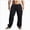 A25-Black, variant on Mens's Baggy Cargo Pants Casual Parachute Pants Loose Fit Hip Hop Harme Lightweight Water Resistant Pants with Pockets Black M