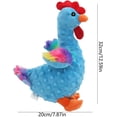 thumbnail image 2 of Tri Color Rooster Squeaky Chew Toy, Knotted Rope for Interactive Play, Pet Engagement Accessory, 2 of 6
