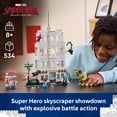 thumbnail image 4 of LEGO Marvel Spider-Man vs Hulk Epic Clash - Super Hero Building Toy for Boys & Girls, Ages 8+ - Includes 5 Minifigures & Hulk Figure - Spiderman Toy for Fans - Gift for Birthdays - 76350, 4 of 8