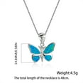 thumbnail image 3 of Vintage Butterfly Choker Necklace for Women Fairy Grunge Necklace Y2k Indie Chain Necklace Simple Clavicle Chain Jewelry, 3 of 8
