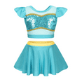 thumbnail image 4 of 2024 traje de baño para niña, traje de baño, traje de baño de princesa de verano, Bikini blanco como la nieve Rapunzel, lindo traje de baño, conjunto de ropa de hadas, 4 of 5
