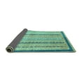 thumbnail image 2 of Ahgly Company Indoor Rectangle Abstract Turquoise Blue Modern Area Rugs, 7' x 10', 2 of 4