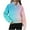 Fall Clothes Blue, variant on Womens Fleece Fall Clothes, Zip Up Sweatshirts for Women Fashion Loose Fit Warm Ombre Tie Dye Lapel Long Sleeve Pullover