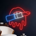 thumbnail image 2 of Handmadetneonsign Lipstick Makeup Artist Neon Sign, Cosmetics Neon Light, Beauty Product Led Sign, 2 of 5