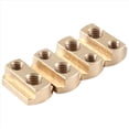 thumbnail image 3 of 4 PCS Sliding T Nuts with Machine Rice Screw Hydrofoil Mounting T-Nuts M6 and M8 for All Hydrofoil Tracks,4 * Hydrofoil screw,Gold, 3 of 9