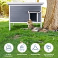 thumbnail image 4 of Outdoor Cat House Weatherproof Insulated Cat Houses for Outdoor Cats Large Feral Cat House Shelter Outdoor for Winter with All-Round Foam, 4 of 9