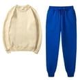 thumbnail image 2 of jovatis Complets pour Femmes 2024 Ensemble de Sport Décontracté pour Femmes à Col Rond Uni avec Chandail et Pantalon de Sport, 2 of 5