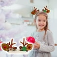 thumbnail image 2 of DagobertNiko Christmas Reindeer Antlers Headband Hairpins Hairbands Girls Beauty Headdresses Pine Cone Hair Accessories Cute Reindeer Christmas Hair Clips, 2 of 5