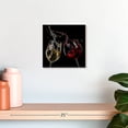thumbnail image 3 of Elephant Stock Red And White Wine Splash Wall Art - Square Canvas Wall Art - Dining Room Wall Decor - Food And Drink Canvas - Black And Gold Decor - 10" x 10", 3 of 8