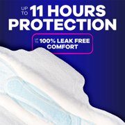 Always Maxi Overnight Pads with Wings, Size 4, 48 Count