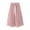 Pink, variant on Women Midi Skirt Fashion Solid Color Elastic High Waist Mesh Pleated Skirts Flowy Skirts for Women Midi Length