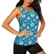 thumbnail image 2 of Balery Daisies Flowers Camiseta sin mangas estampada ligera para mujer, tops de entrenamiento sin mangas, camisetas de yoga transpirables de secado rápido.-Medium, 2 of 7