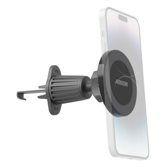 ARKON Mounts Car Vent Phone Mount | 20 Powerful Magnets | Quick 360Β° Rotation | Stable Vent Mount | Magnetic Phone Holder for Car | Compatible with iPhone, Galaxy, Note, Pixel, & More