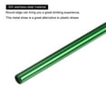 thumbnail image 3 of Unique Bargains Reusable Metal Straws 2Pcs, Stainless Steel Straight  Straw 10.5' Long Suitable for Milk Shake  Juice  Green, 3 of 5