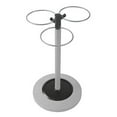 thumbnail image 1 of Alba PMFLOWERN Flower Umbrella Stand, 3 Compartments - Black, 1 of 2