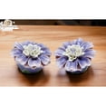 thumbnail image 2 of Ceramic Dahlia Flower Salt and Pepper Shakers 2.5 inch Gift, 2 of 3