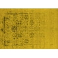 thumbnail image 1 of Ahgly Company Machine Washable Indoor Rectangle Oriental Yellow Industrial Area Rugs, 5' x 7', 1 of 4