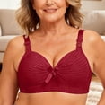 thumbnail image 2 of Dpjklzsn Women's Ribbed Wireless Support Bra, Full Coverage, 2 of 8