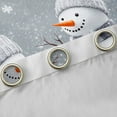 thumbnail image 4 of jejeloiu Cute Cartoon Snowman Curtains and Drapes,Happy New Year Black Out Curtains,Merry Xmas Curtains Pack of 2 (52x63 Each) For Kids,Microfiber Bedroom Decor, 4 of 6