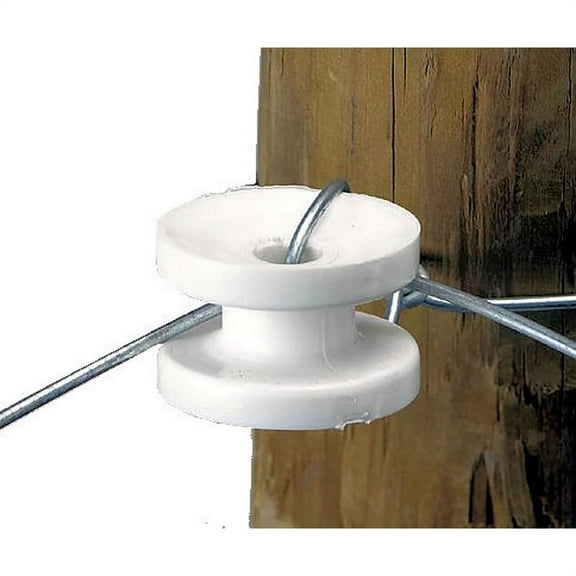 Dare Donut White Polyethylene Electric Fence Insulator (10-Pack) 1388-10