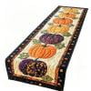 thumbnail image 6 of Halloween Quilted Pumpkin Table Runner 14x48in Reversible Fall Harvest Decor with Smiling Jack-O-Lantern Witch Hat for Dining Kitchen Mantel Home Accent, 6 of 6