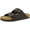 Brown, variant on VENECORE Verano Women's Cork Footbed Sandals Summer Comfortable Cushioned Slide Flat Slip-on, Stone, US 10M