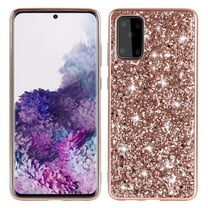 SaniMore for Samsung Galaxy A53 5G 6.5" Glitter Case, Flexible TPU Anti-Fingerprint Anti-Scratch Heavy Duty Full Body Protective Case for Samsung A53 5G Women Men, Rosegold