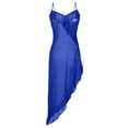 thumbnail image 4 of Women's Nightgowns & Sleepshirts Mesh Pajamas Suspender Pajamas Home Clothing Sleep Dress Blue S, 4 of 9