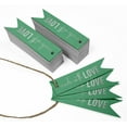 thumbnail image 3 of Inkdotpot Real Silver Foil Made With Love Text Tags Favor Hang Paper Tags 50 Pieces, 3 of 6
