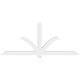 thumbnail image 2 of 84"W x 35"H x 4"D x 4"F, 10/12 Pitch, Redmond Architectural Grade PVC Gable Bracket, 2 of 8