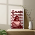 thumbnail image 5 of Póster de portada de álbum de música de cantante de hip hop Rosalía, pintura en lienzo, arte de pared, impresiones, imagen para cafetería, bar, habitación, decoración del hogar, regalos para fanáticos, 5 of 5