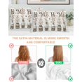 thumbnail image 4 of Hokiten Pillow Cases Queen Size Set of 2, Couch Pillow Covers, Cotton Floral Satin Pillowcases with Zipper for Hair/Skin, Pillow Protector Cover, Farmhouse Botanical Wooden Grain 20x30 Inches, 4 of 6
