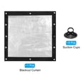 thumbnail image 3 of Uxcell Nursery Blackout Curtain 38" x 37" Blackout Blinds Temporary Room Darkening Shade with Suction Cups for Nursery Bedroom, 3 of 5